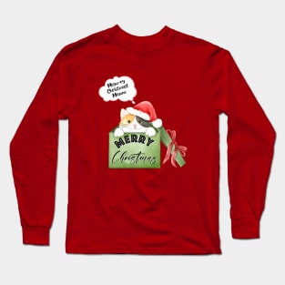 Meaw-ry Christmas! Long Sleeve T-Shirt